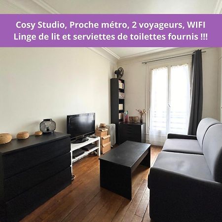 르발루아페레 Cosy Studio - Proche Metro - 2 Voyageurs 아파트 외부 사진